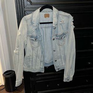 Distressed Denim Jacket